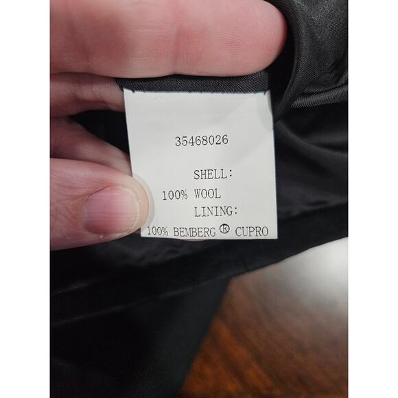 Brooks Brothers Women's 100% Wool Black Blazer Jacket Size 4 - Picture 3 of 7